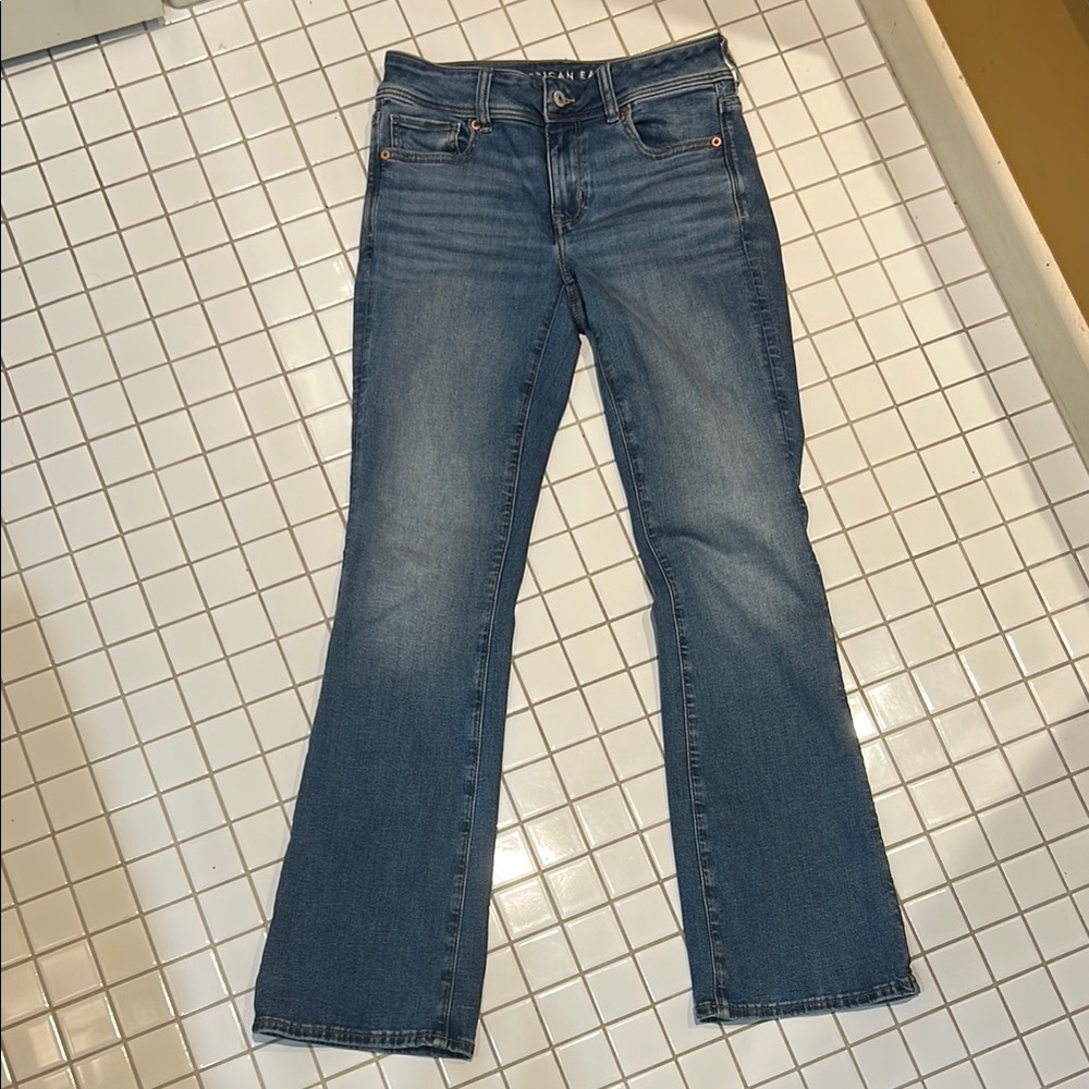 American Eagle Outfitters Blue Boot Cut Jeans